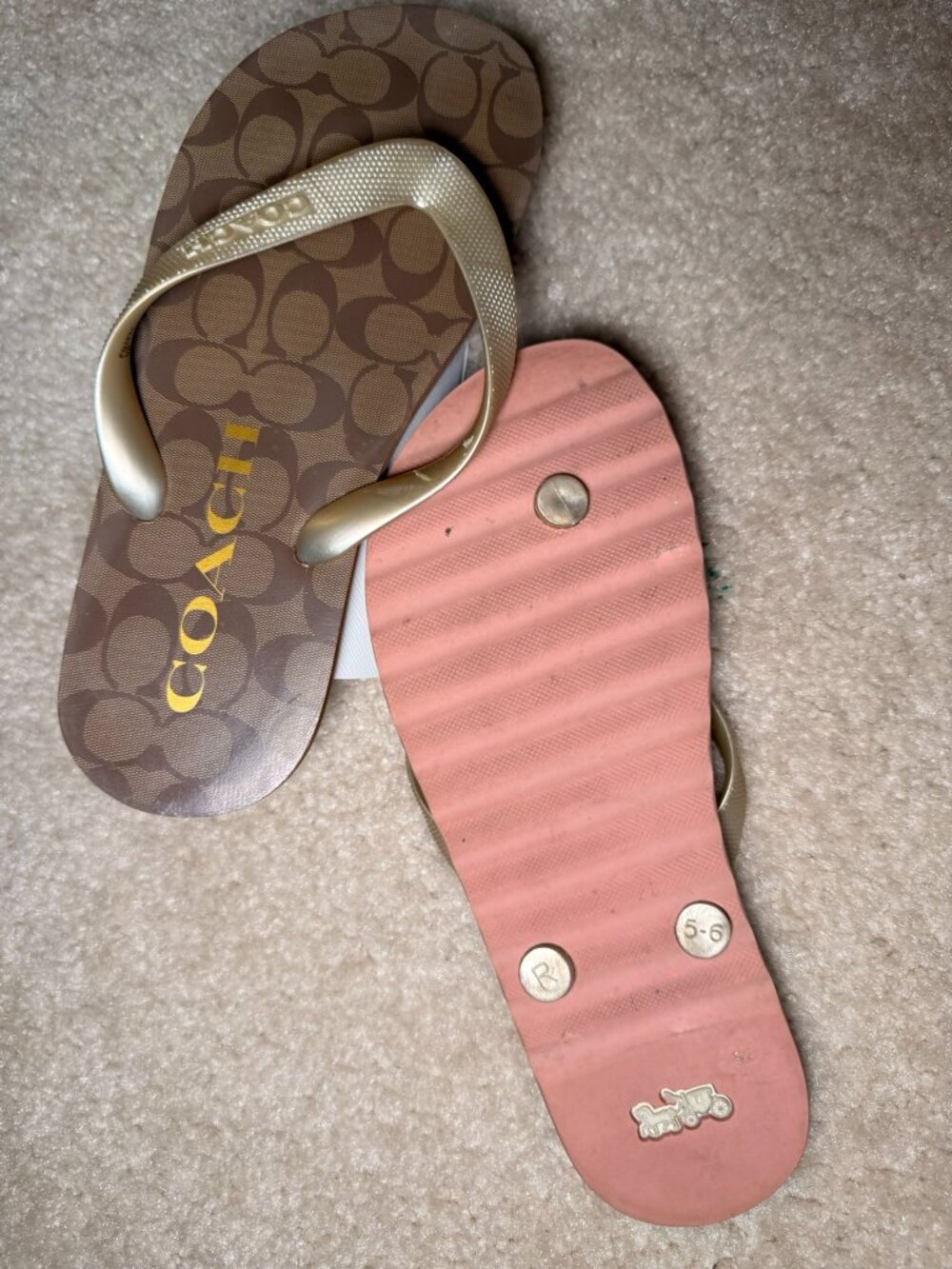 Coach Women's Sandals – size 5/6 – Pre-Owned – Authentic